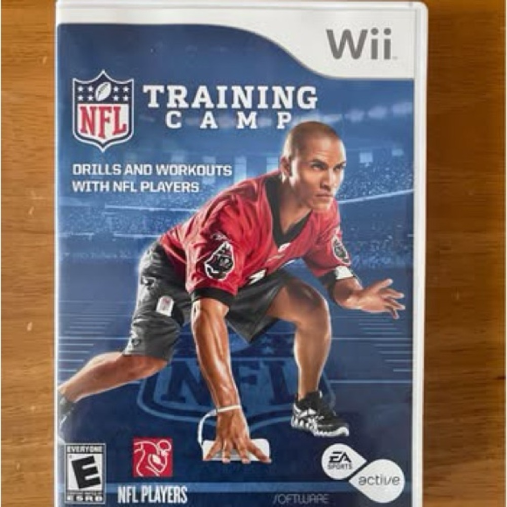 Wii Game NFL Training Camp, NOT TESTED, No Scratches